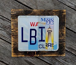 LBI license plate art