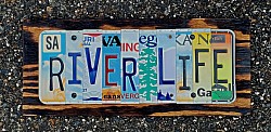 River Life license plate art